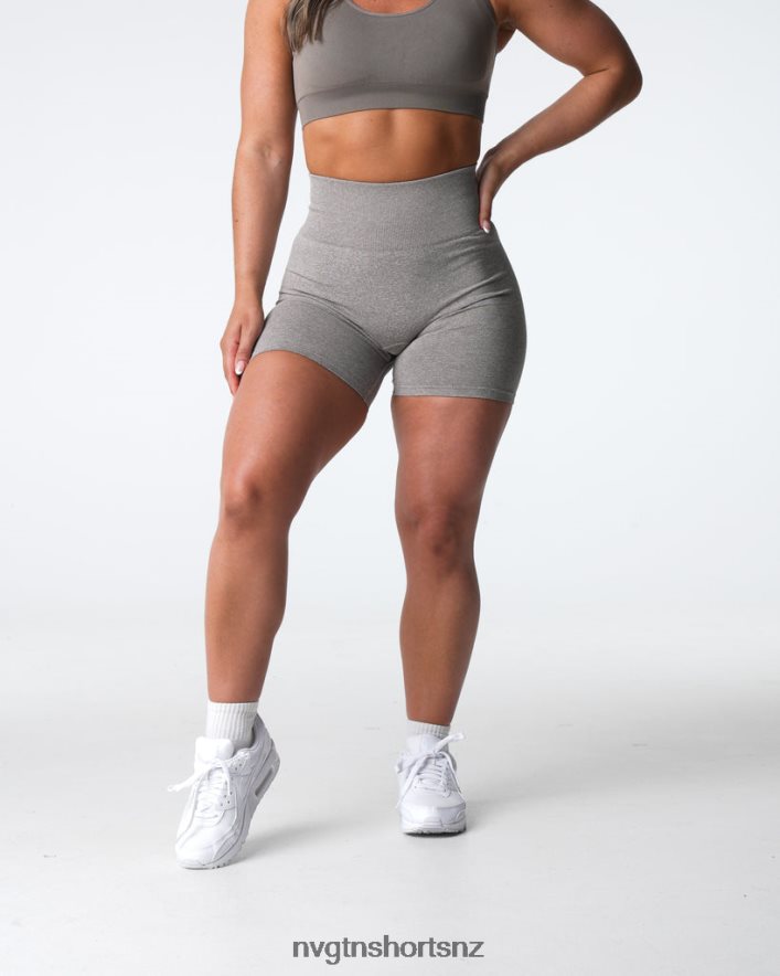 NVGTN Women Scrunch Seamless Shorts 8204ZJ395 Taupe Fitness