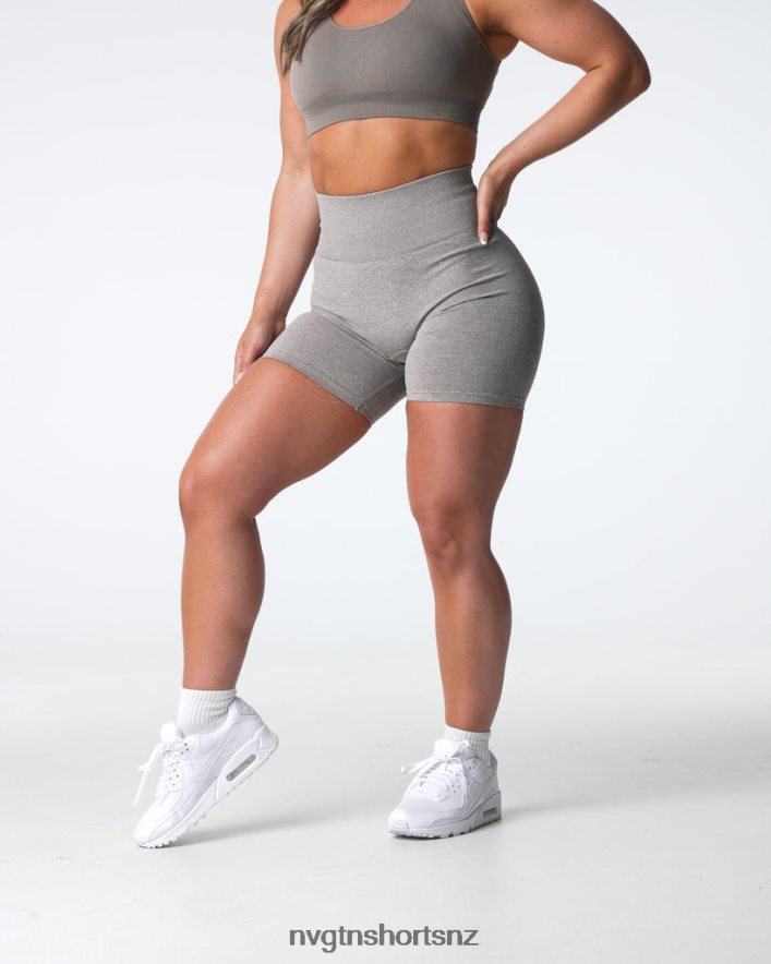 NVGTN Women Scrunch Seamless Shorts 8204ZJ395 Taupe Fitness