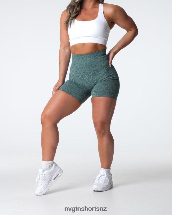 NVGTN Women Scrunch Seamless Shorts 8204ZJ398 Forest Green Fitness