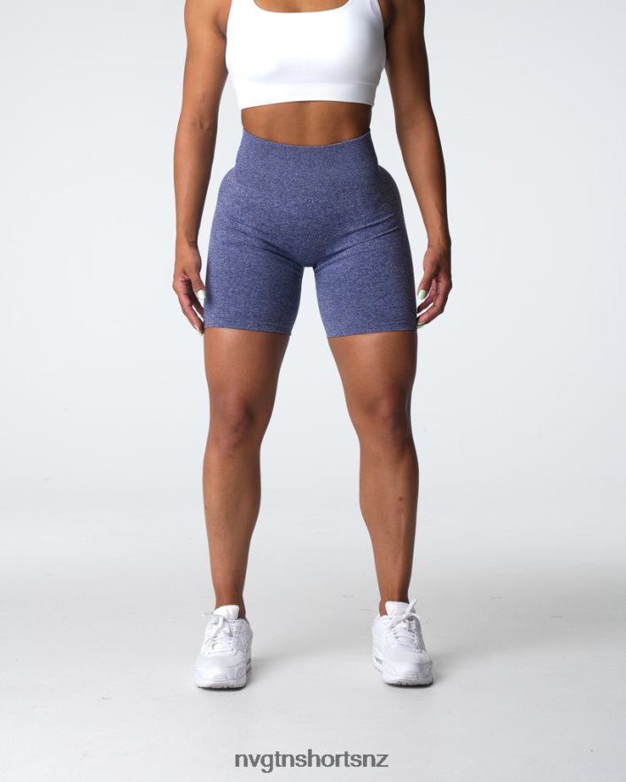 NVGTN Women Scrunch Seamless Shorts 8204ZJ400 Indigo Fitness