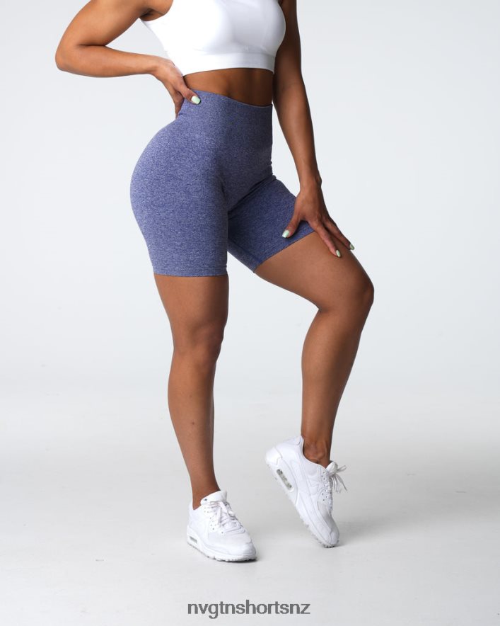 NVGTN Women Scrunch Seamless Shorts 8204ZJ400 Indigo Fitness