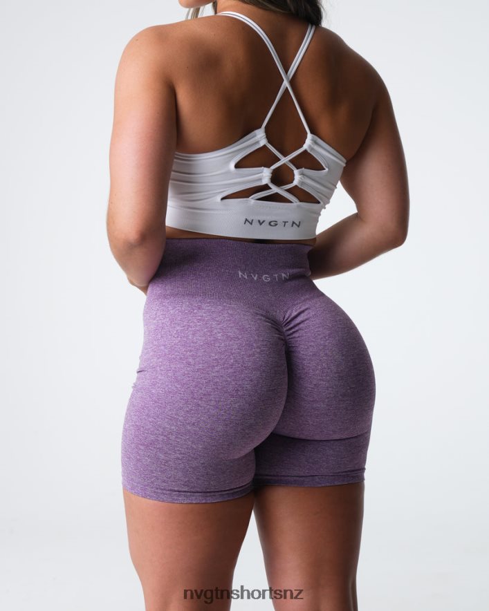 NVGTN Women Scrunch Seamless Shorts 8204ZJ403 Violet Fitness