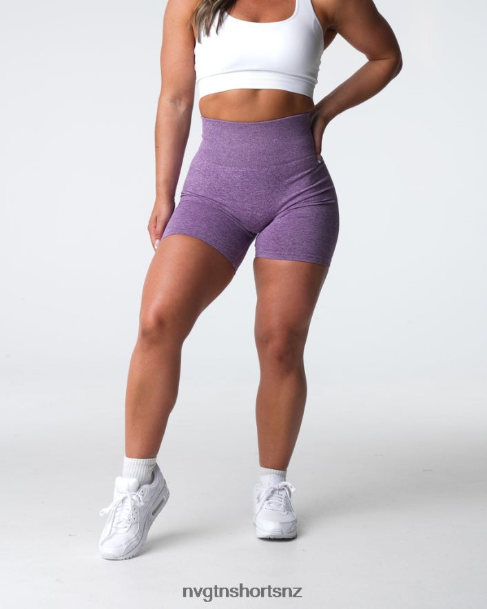NVGTN Women Scrunch Seamless Shorts 8204ZJ403 Violet Fitness