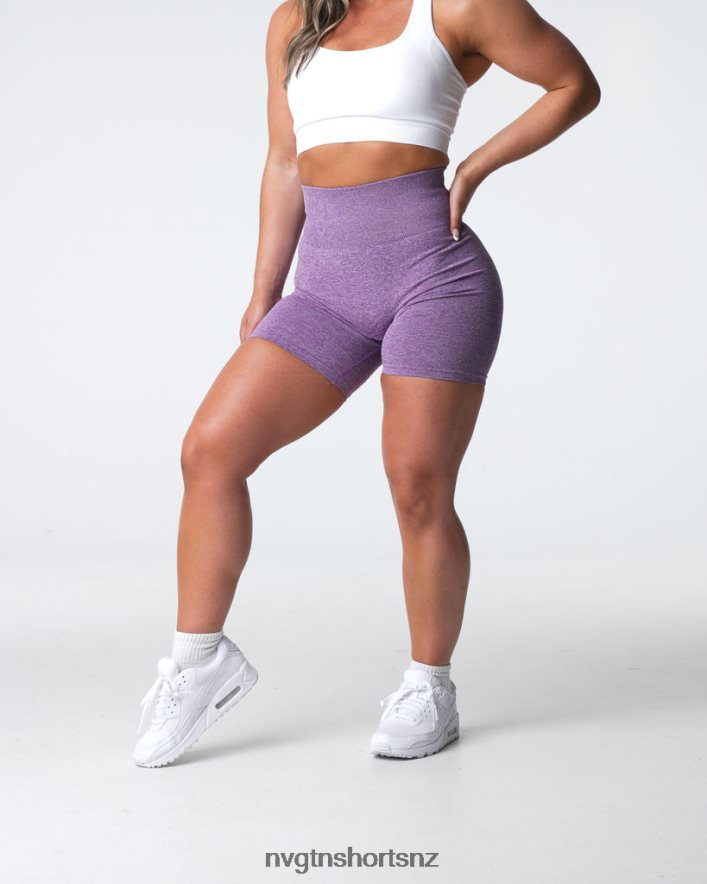 NVGTN Women Scrunch Seamless Shorts 8204ZJ403 Violet Fitness