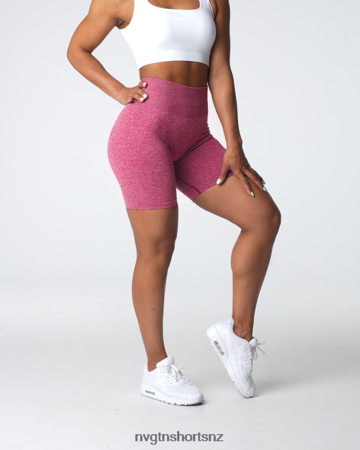 NVGTN Women Scrunch Seamless Shorts 8204ZJ404 Crimson Fitness