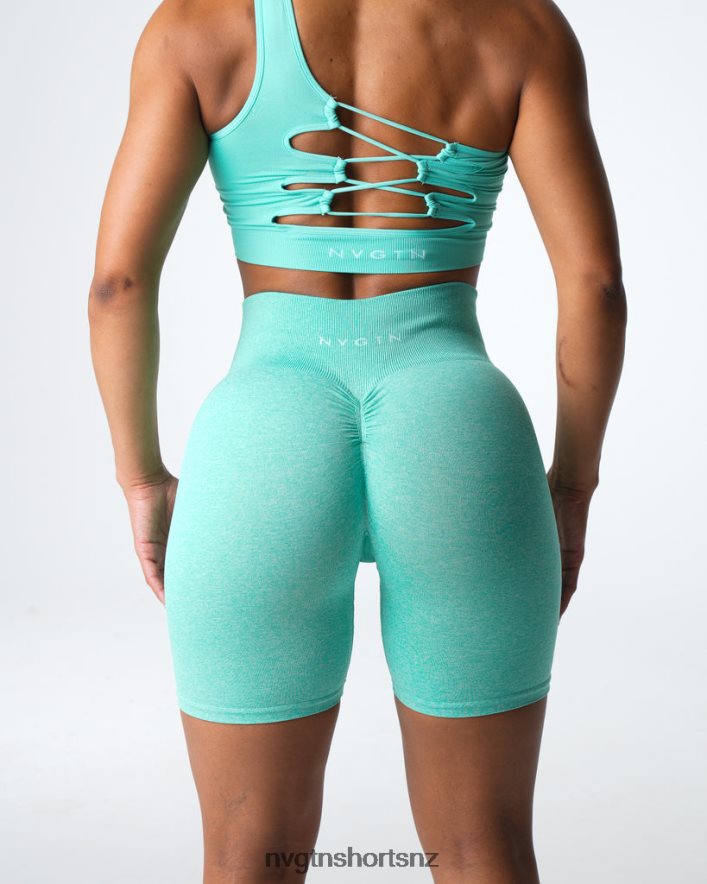 NVGTN Women Scrunch Seamless Shorts 8204ZJ406 Mint Fitness