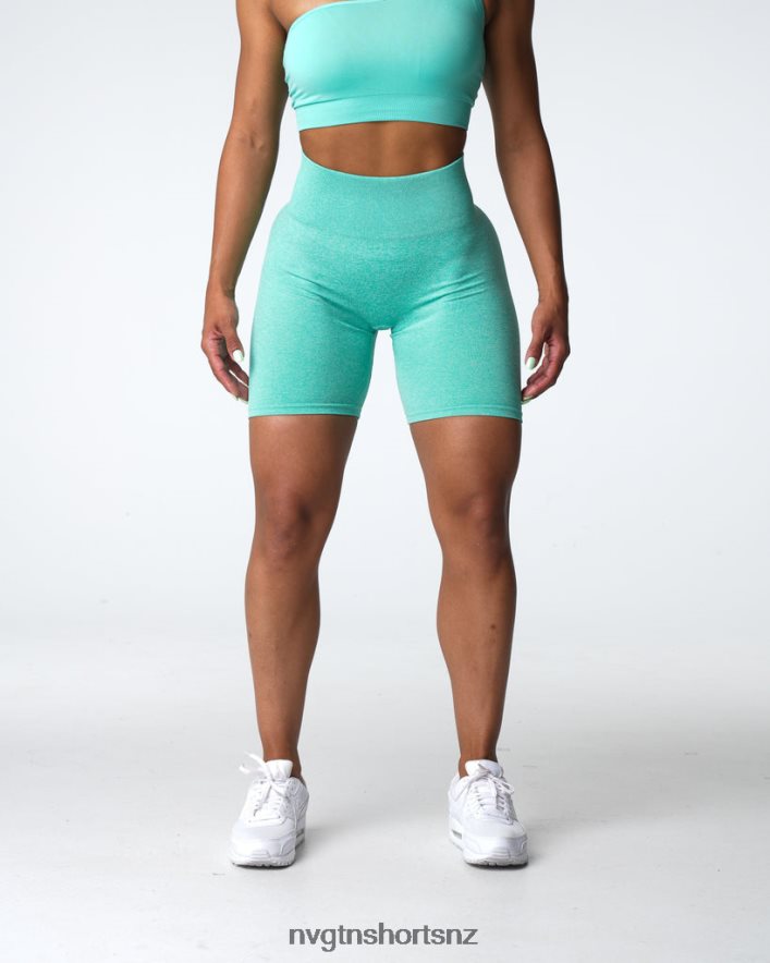 NVGTN Women Scrunch Seamless Shorts 8204ZJ406 Mint Fitness