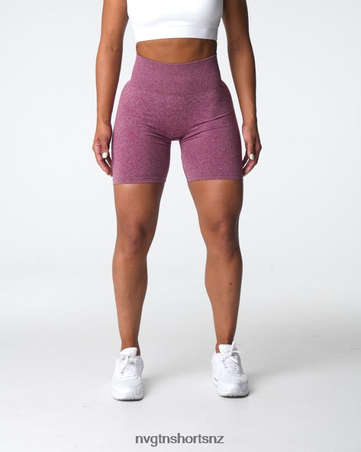 NVGTN Women Scrunch Seamless Shorts 8204ZJ410 Maroon Fitness