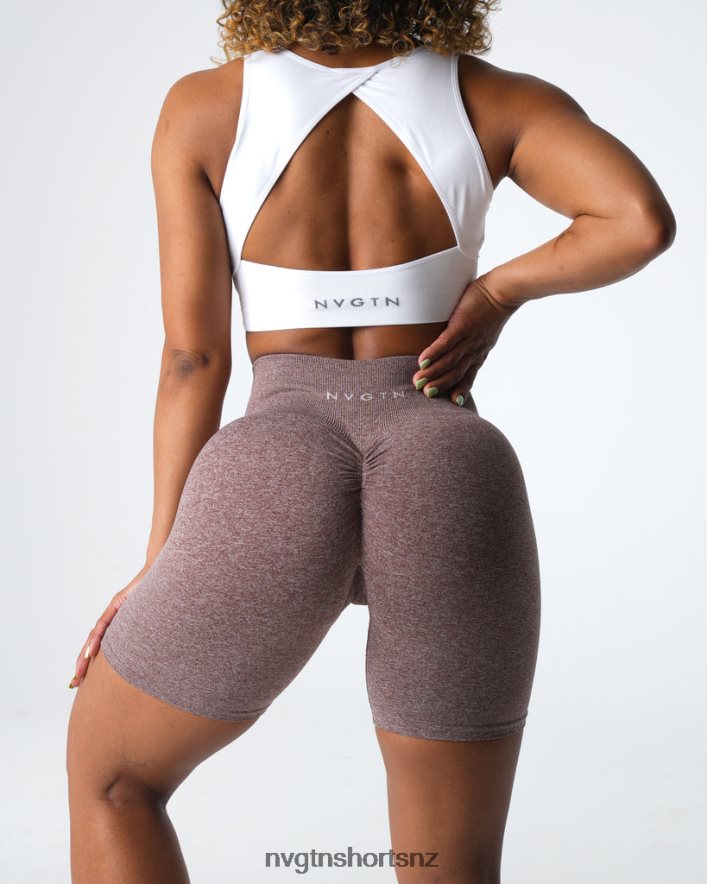 NVGTN Women Scrunch Seamless Shorts 8204ZJ411 Cocoa Fitness