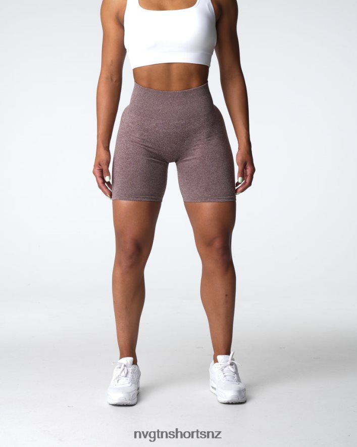 NVGTN Women Scrunch Seamless Shorts 8204ZJ411 Cocoa Fitness