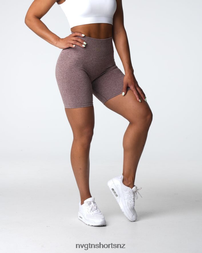NVGTN Women Scrunch Seamless Shorts 8204ZJ411 Cocoa Fitness
