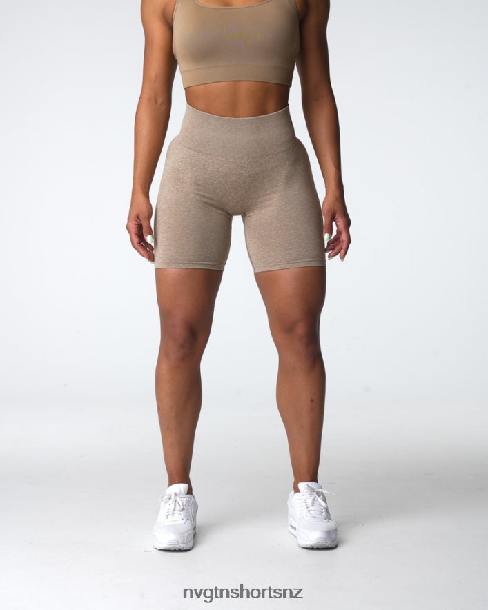 NVGTN Women Scrunch Seamless Shorts 8204ZJ414 Beige Fitness