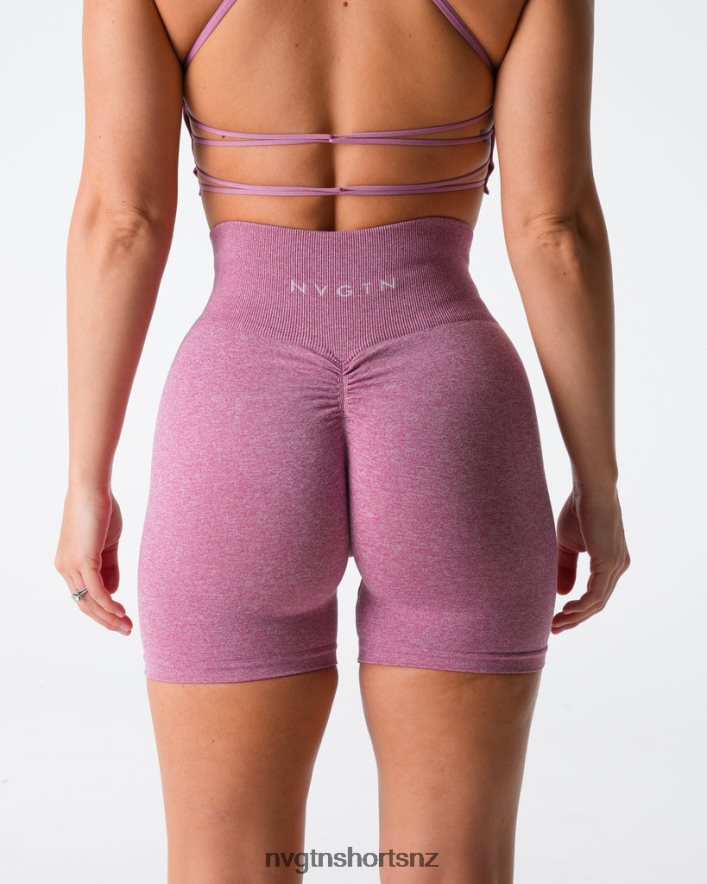 NVGTN Women Scrunch Seamless Shorts 8204ZJ415 Pastel Pink Fitness