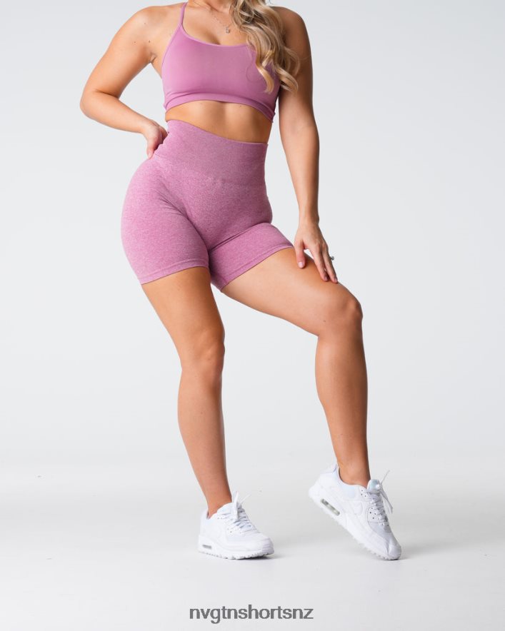 NVGTN Women Scrunch Seamless Shorts 8204ZJ415 Pastel Pink Fitness