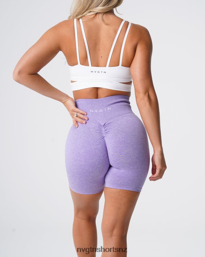 NVGTN Women Scrunch Seamless Shorts 8204ZJ420 Lilac Fitness