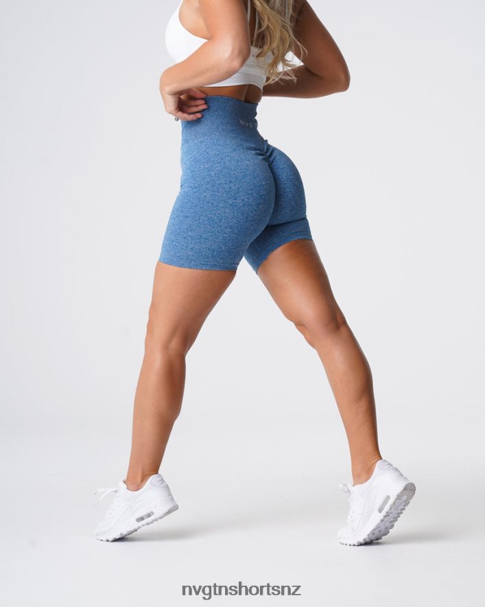 NVGTN Women Scrunch Seamless Shorts 8204ZJ421 Sky Blue Fitness