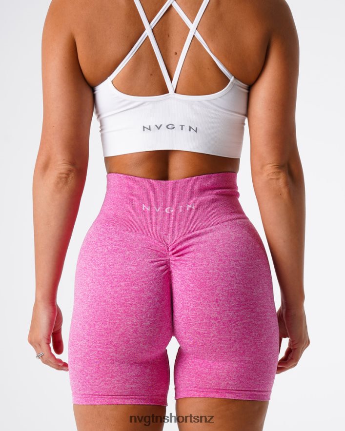 NVGTN Women Scrunch Seamless Shorts 8204ZJ426 Bubble Gum Pink Fitness