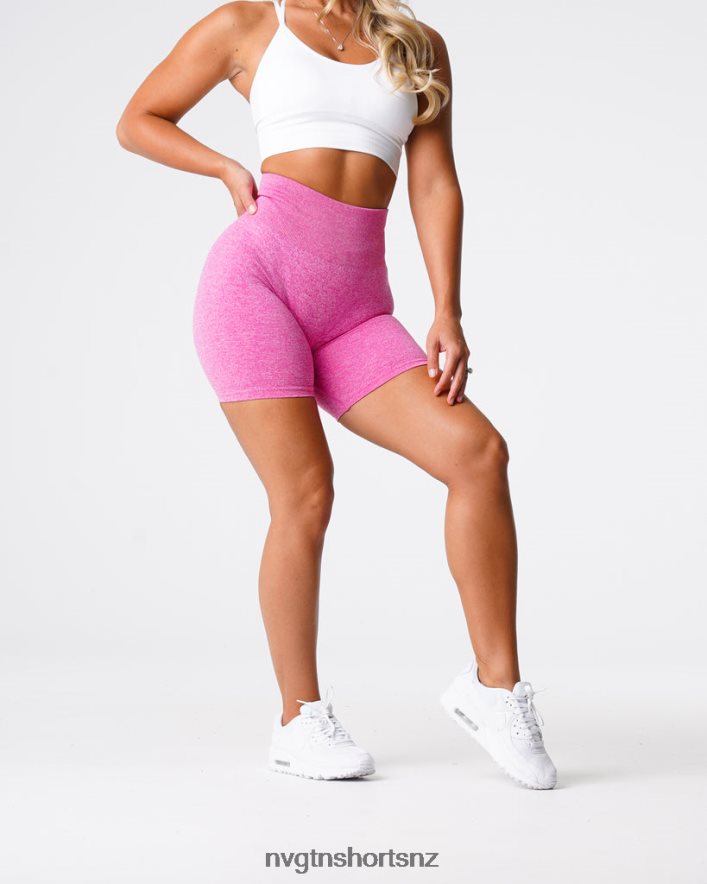NVGTN Women Scrunch Seamless Shorts 8204ZJ426 Bubble Gum Pink Fitness