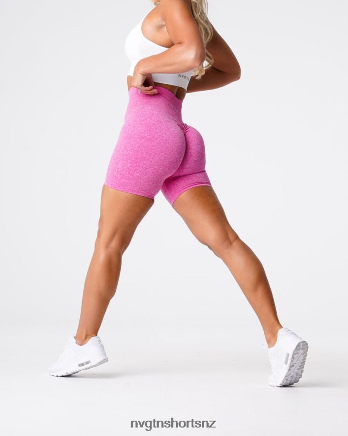 NVGTN Women Scrunch Seamless Shorts 8204ZJ426 Bubble Gum Pink Fitness