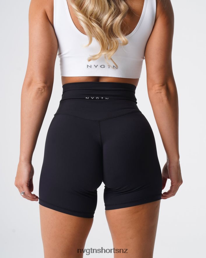 NVGTN Women Signature 2.0 Shorts 8204ZJ453 Black Fitness