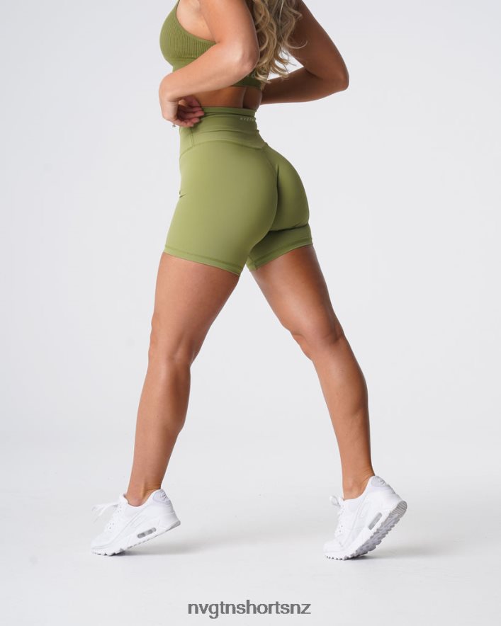 NVGTN Women Signature 2.0 Shorts 8204ZJ465 Olive Fitness