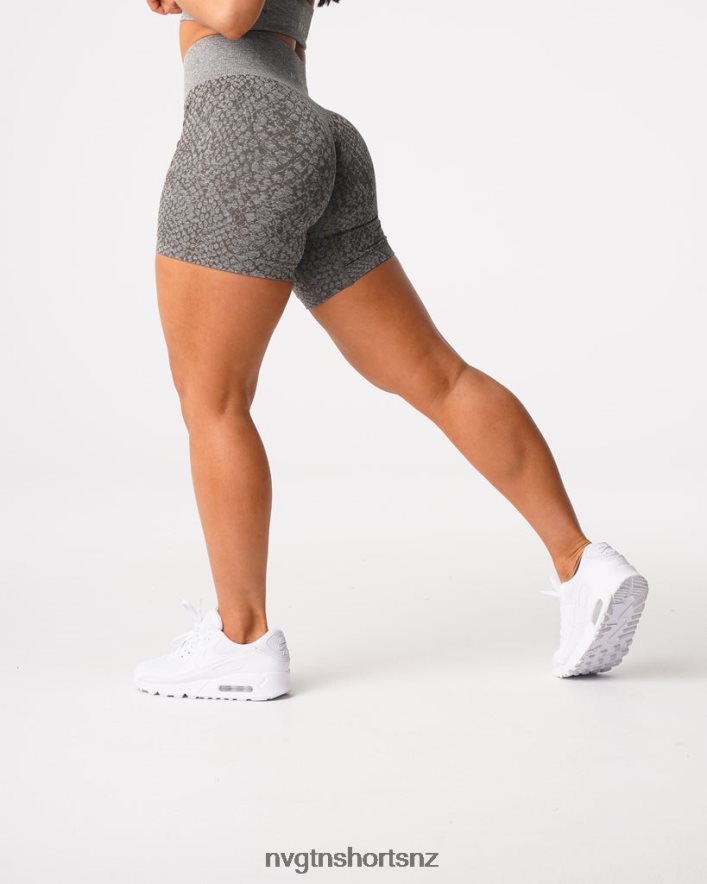 NVGTN Women Snakeskin Seamless Shorts 8204ZJ474 Khaki Green Fitness