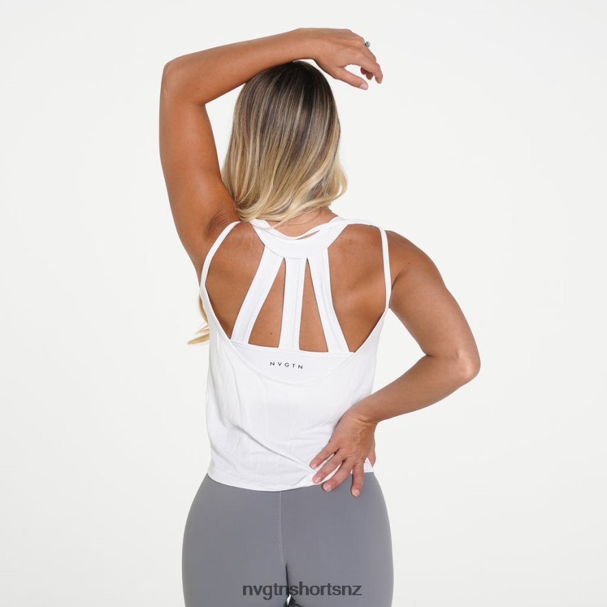 NVGTN Women Flow Tank 8204ZJ288 White Fitness