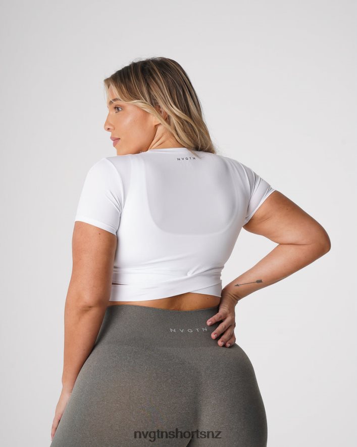 NVGTN Women Crossbody Tee 8204ZJ247 White Fitness
