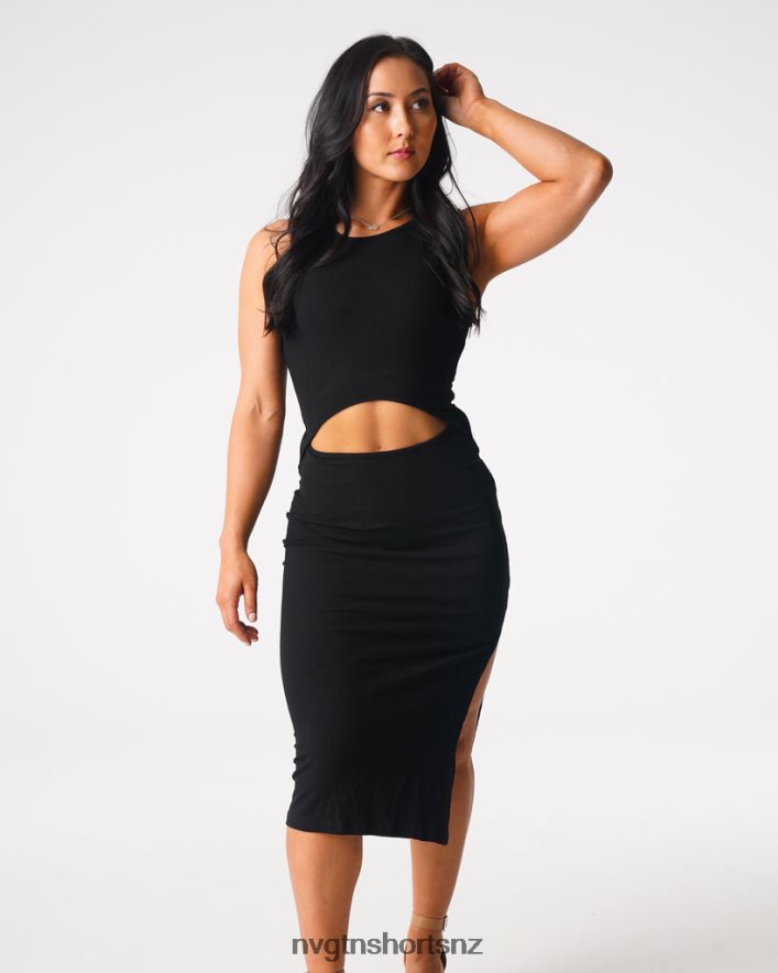 NVGTN Women Lost In Paradise Maxi Dress 8204ZJ718 Black Lifestyle