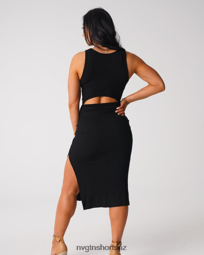 NVGTN Women Lost In Paradise Maxi Dress 8204ZJ718 Black Lifestyle