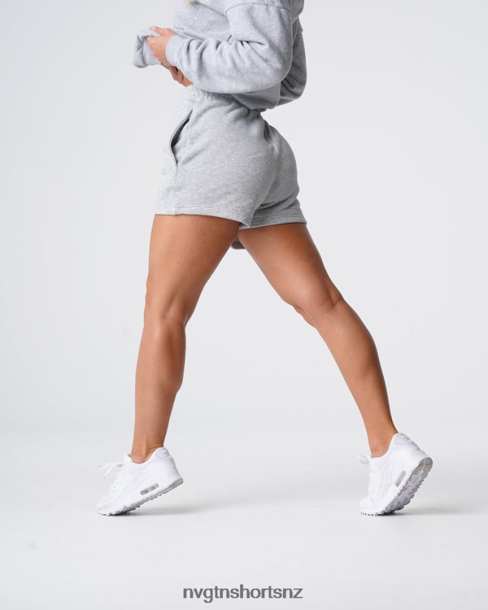 NVGTN Women Essential Lounge Shorts 8204ZJ739 Grey Lifestyle