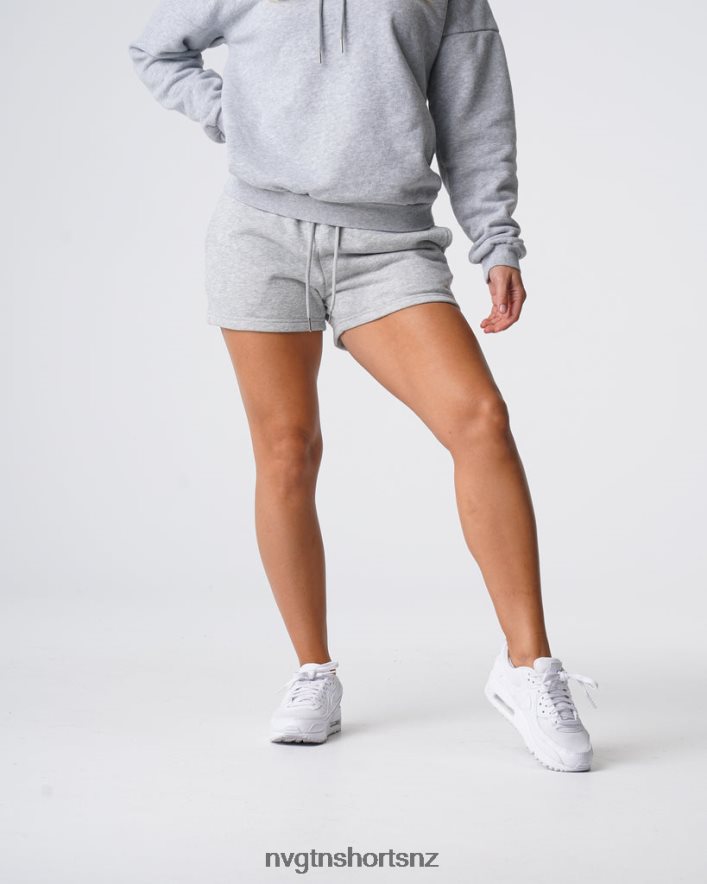NVGTN Women Essential Lounge Shorts 8204ZJ739 Grey Lifestyle
